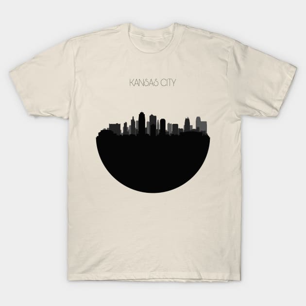 Kansas City Skyline T-Shirt by inspirowl